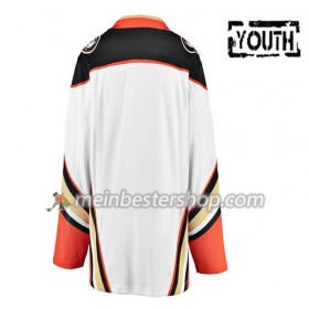 Anaheim Ducks Blank Adidas Weiß Trikot Authentic - Kinder